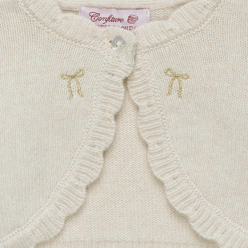 Baby Maria Embroidered Bolero Cardigan
