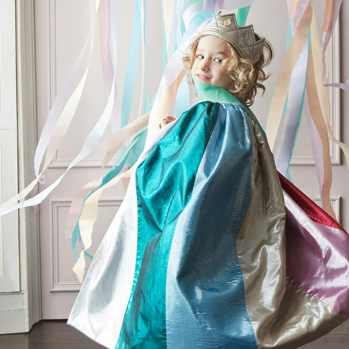 Metallic Rainbow Cape
