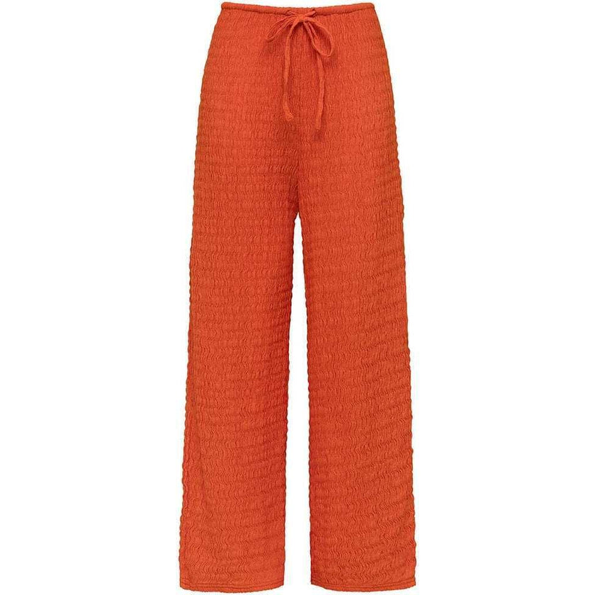 Drawstring Wide Leg Pant