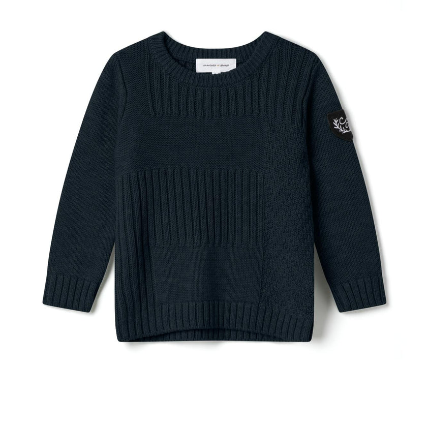 Multi Knit Sweater Grey Mix