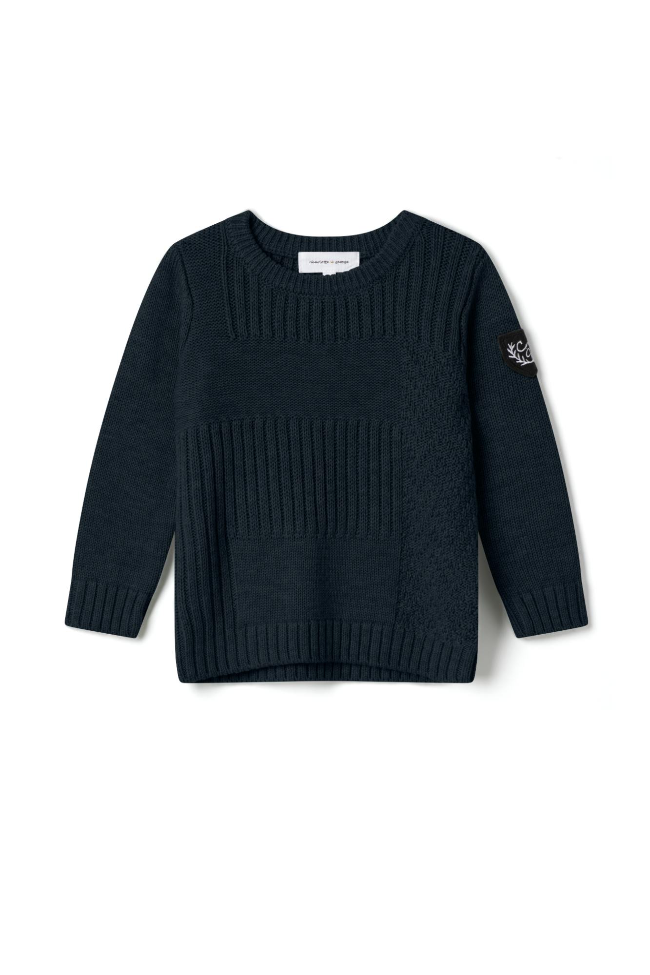 Multi Knit Sweater Grey Mix