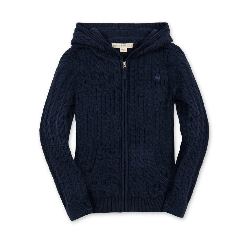 Organic Full Zip Hooded Sweater