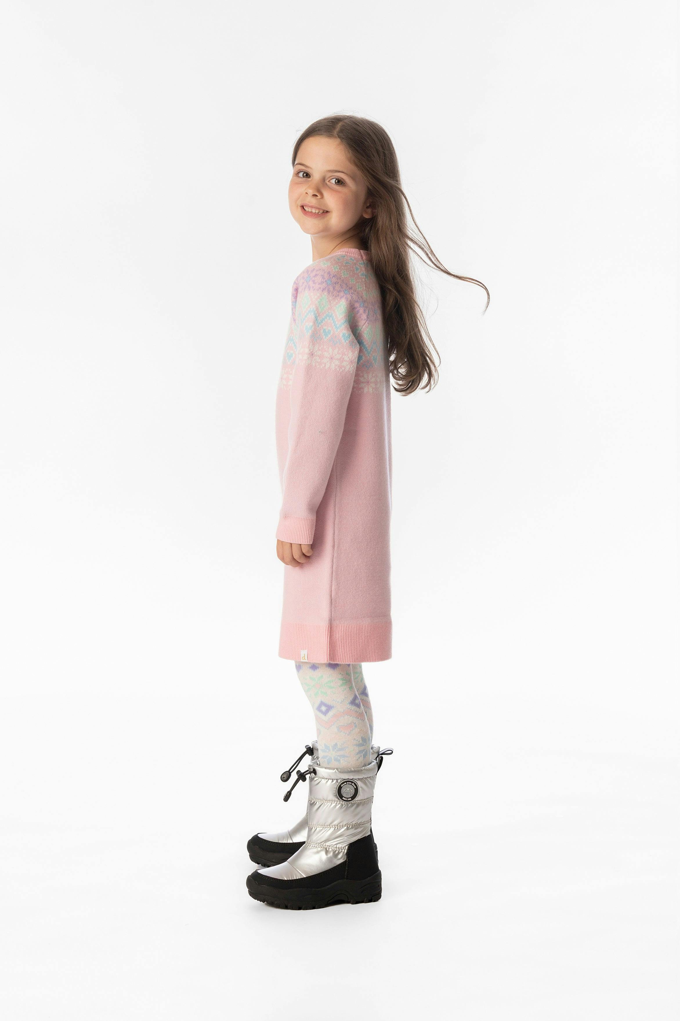 Knit Dress Light Pink