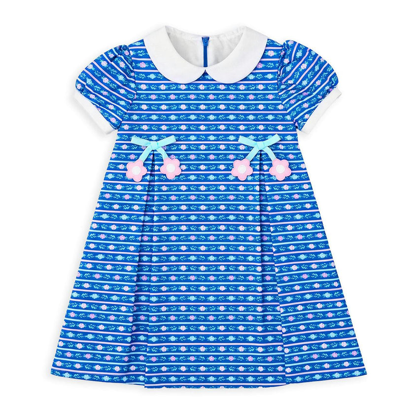 Floral Dress with Flower Ties