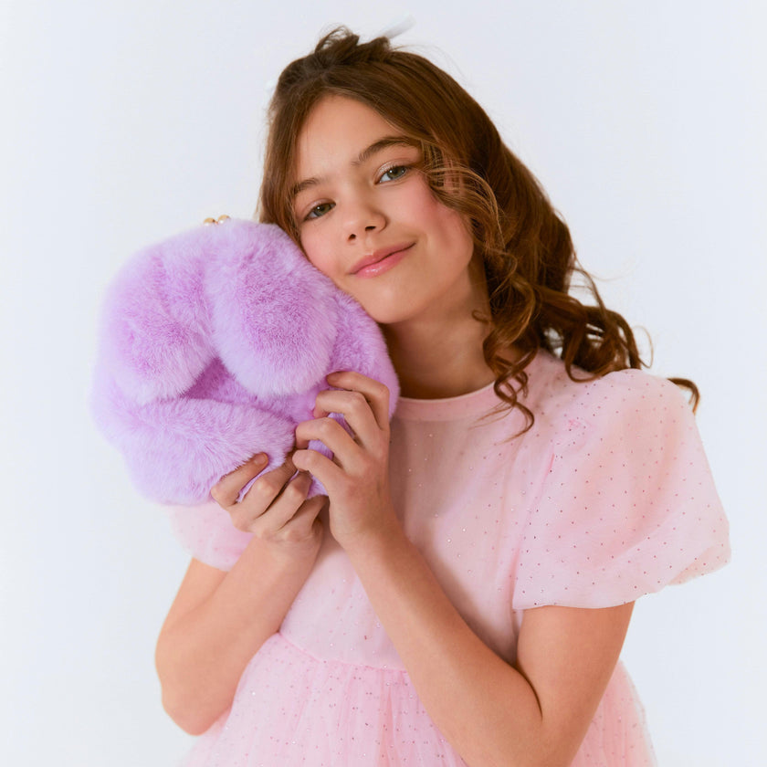 Magic Crystal Short Puff Sleeve Dress