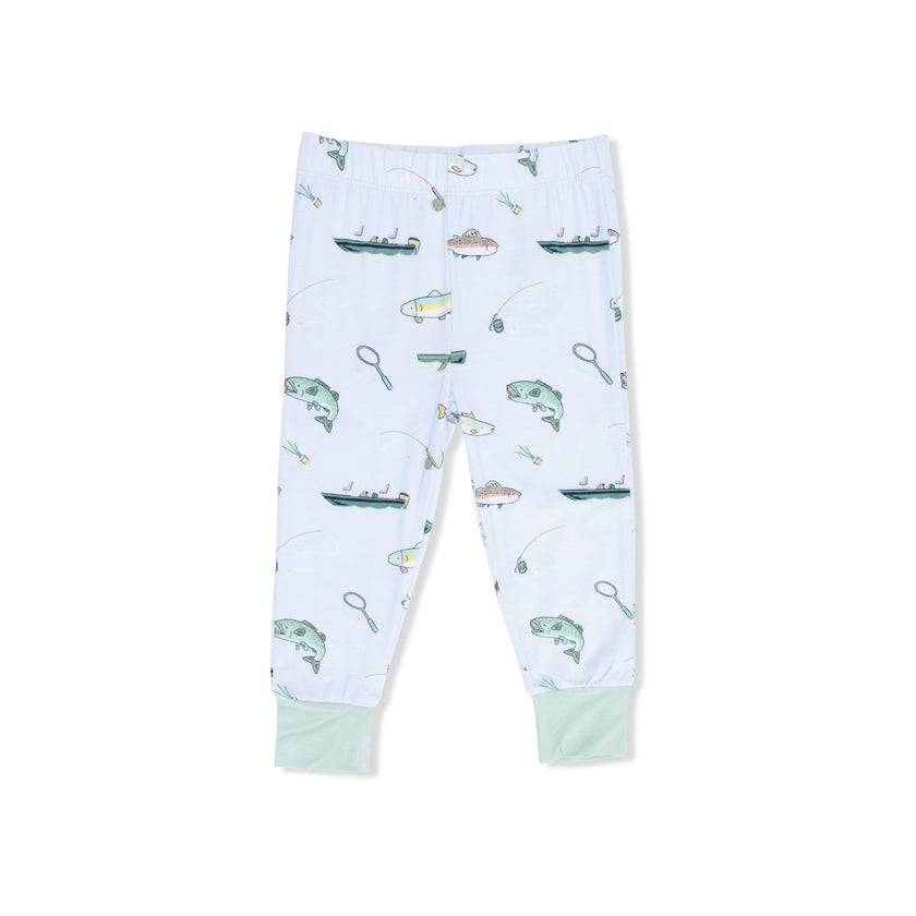 Fishing - Short Sleeve Loungewear Set