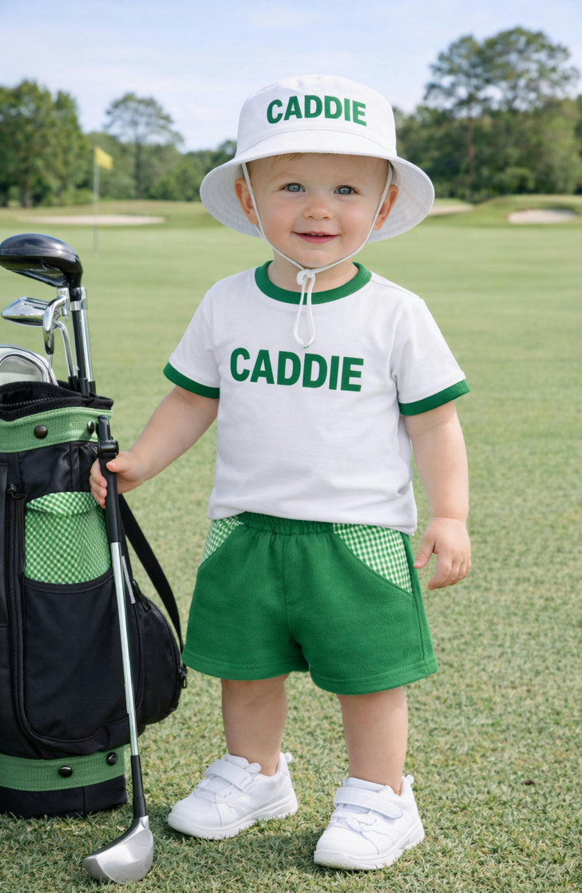 The Seersucker Pocket Short - Green