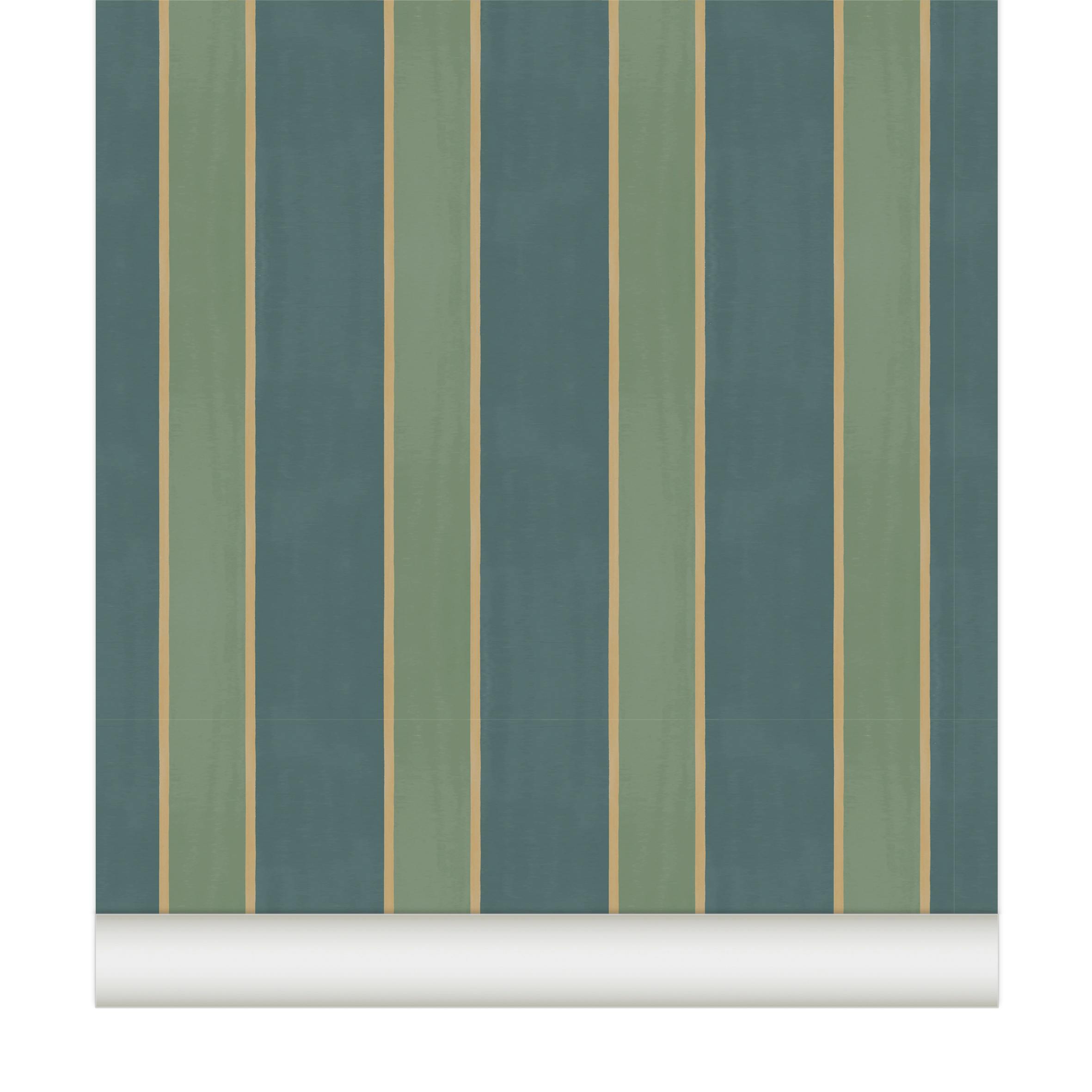 Papier peint Rayure Solene coloris Fumé