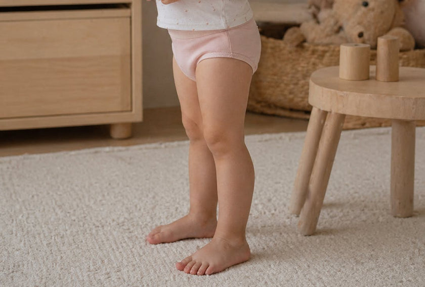 Girls Panty 3pc Set Mauve