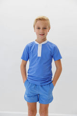 sky blue blade shirt
