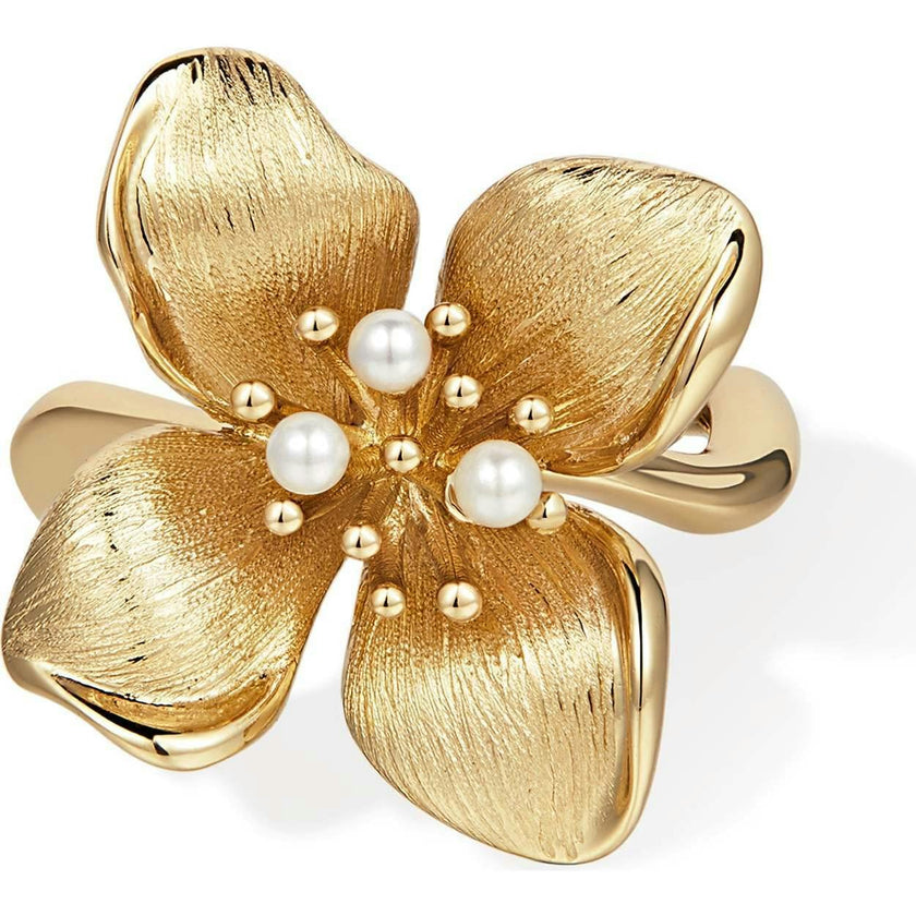 Large Iris Blossom Ring