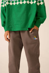 Organic Weekend Jogger in Midnight Slate