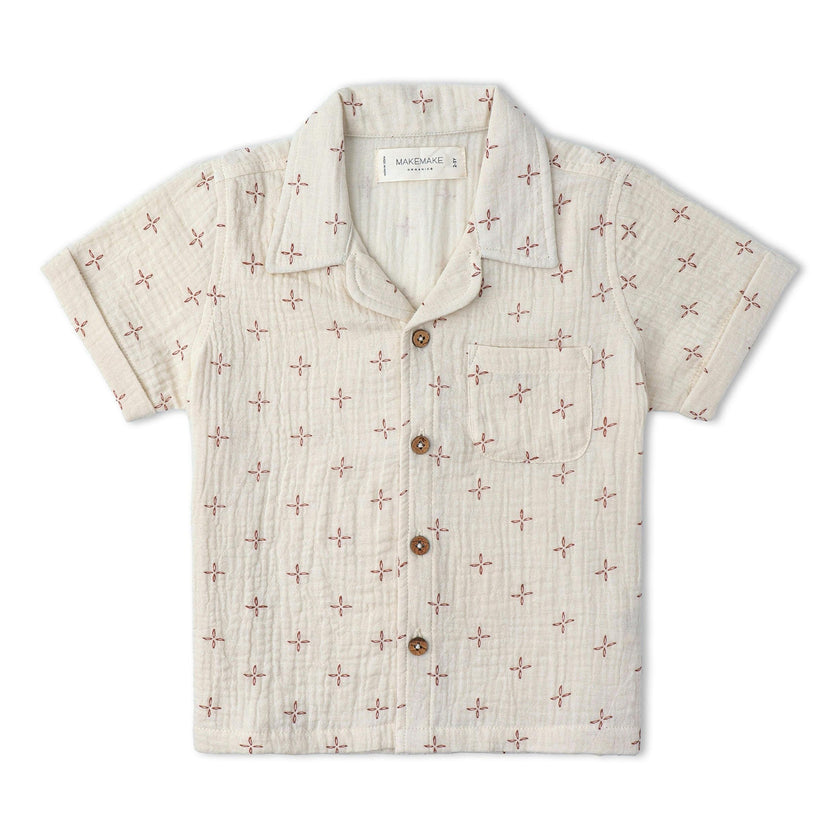 Organic Shirt & Shorts Set - Cross