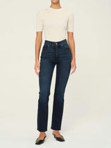 Halle Straight High Rise Instasculpt 29" Jeans | Mediterranean