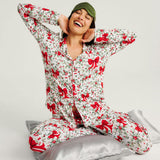 Happy Holly-days Women's Luxe Pajama Pant Set