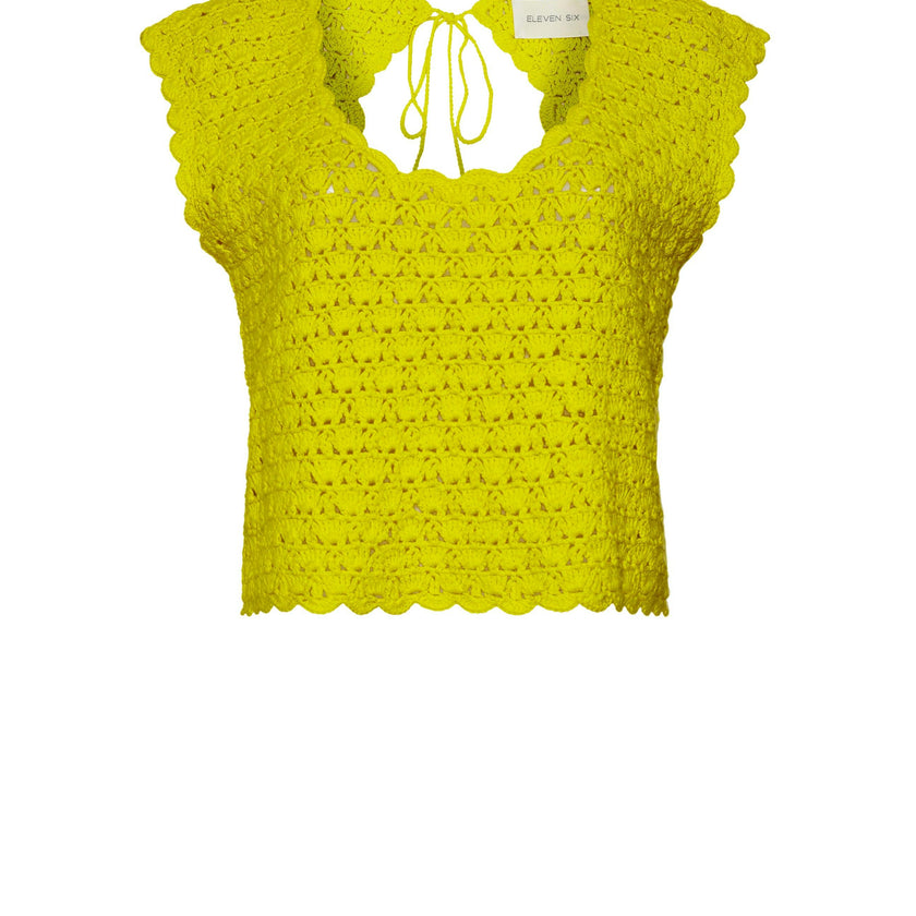 ZARIA CROCHET TOP | LIMONE