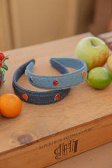 DENIM CHARMED FARMERS MARKET HEADBAND