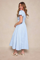 Zella Dress in Sky Blue