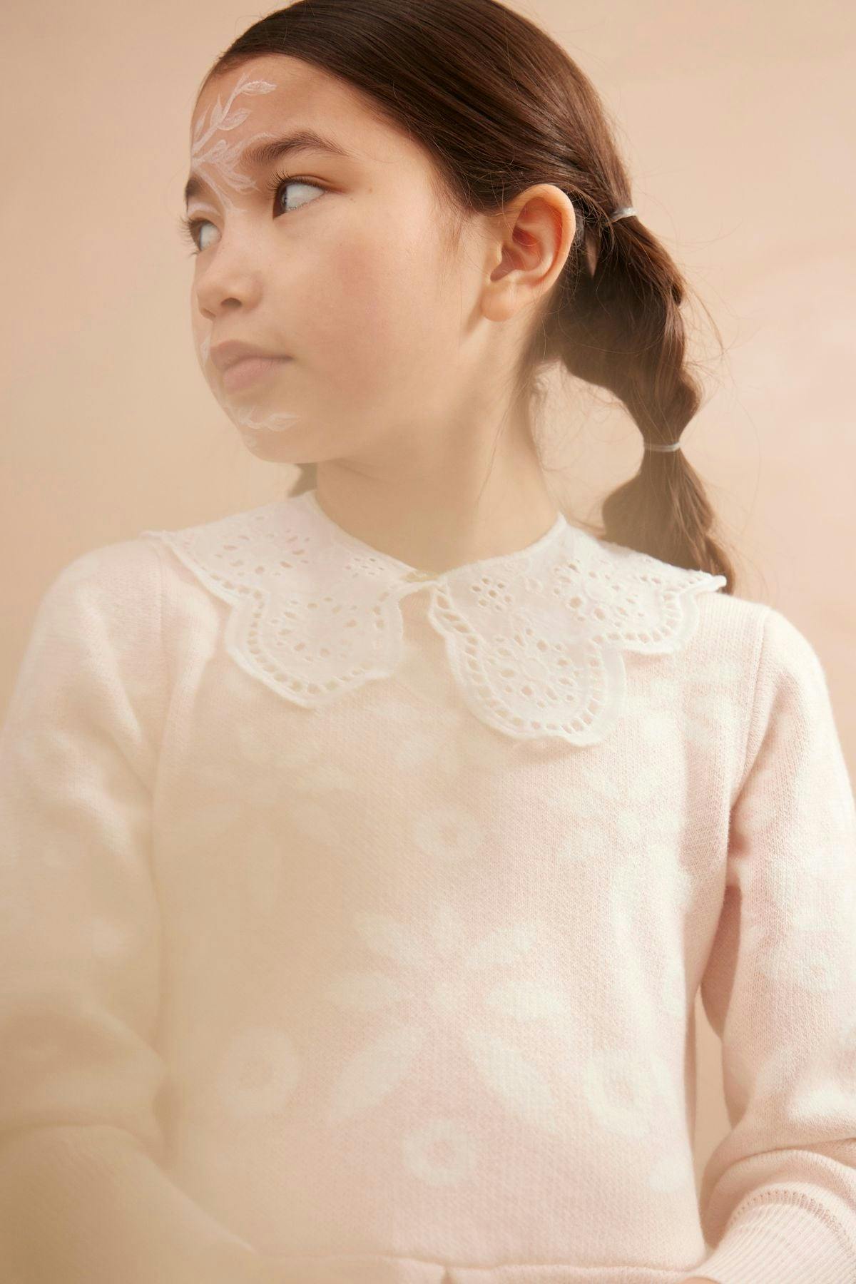 Snowflake Blossom Dress | Blush