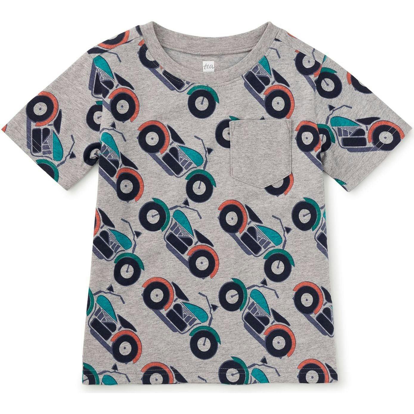 Printed Pocket Tee, Multi