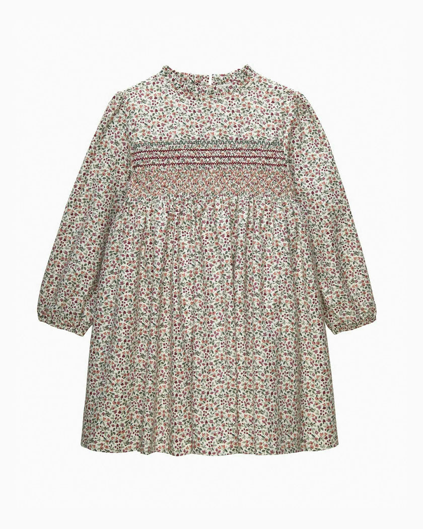 Edie Berry Floral Smocked Dress