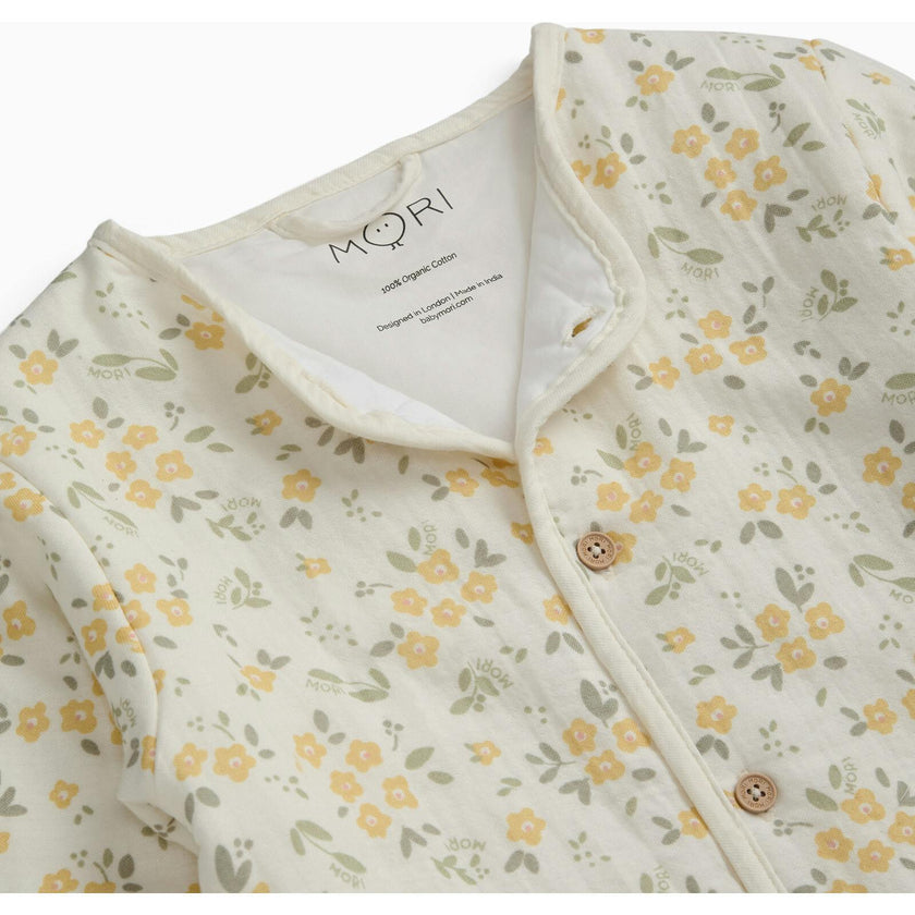 Floral Muslin Padded Jacket