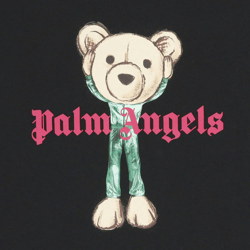 Black Teddy Bear Logo T-Shirt