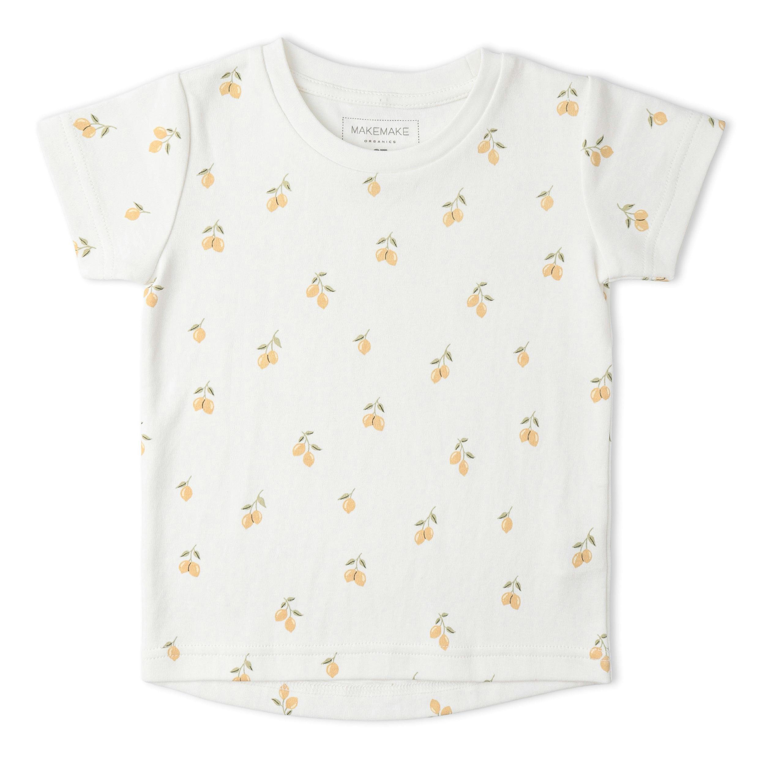 Organic Tee & Shorts Set - Lemons