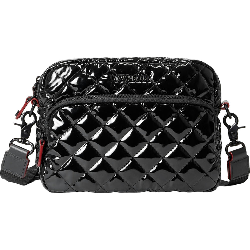 Black Lacquer Small Metro Camera Bag