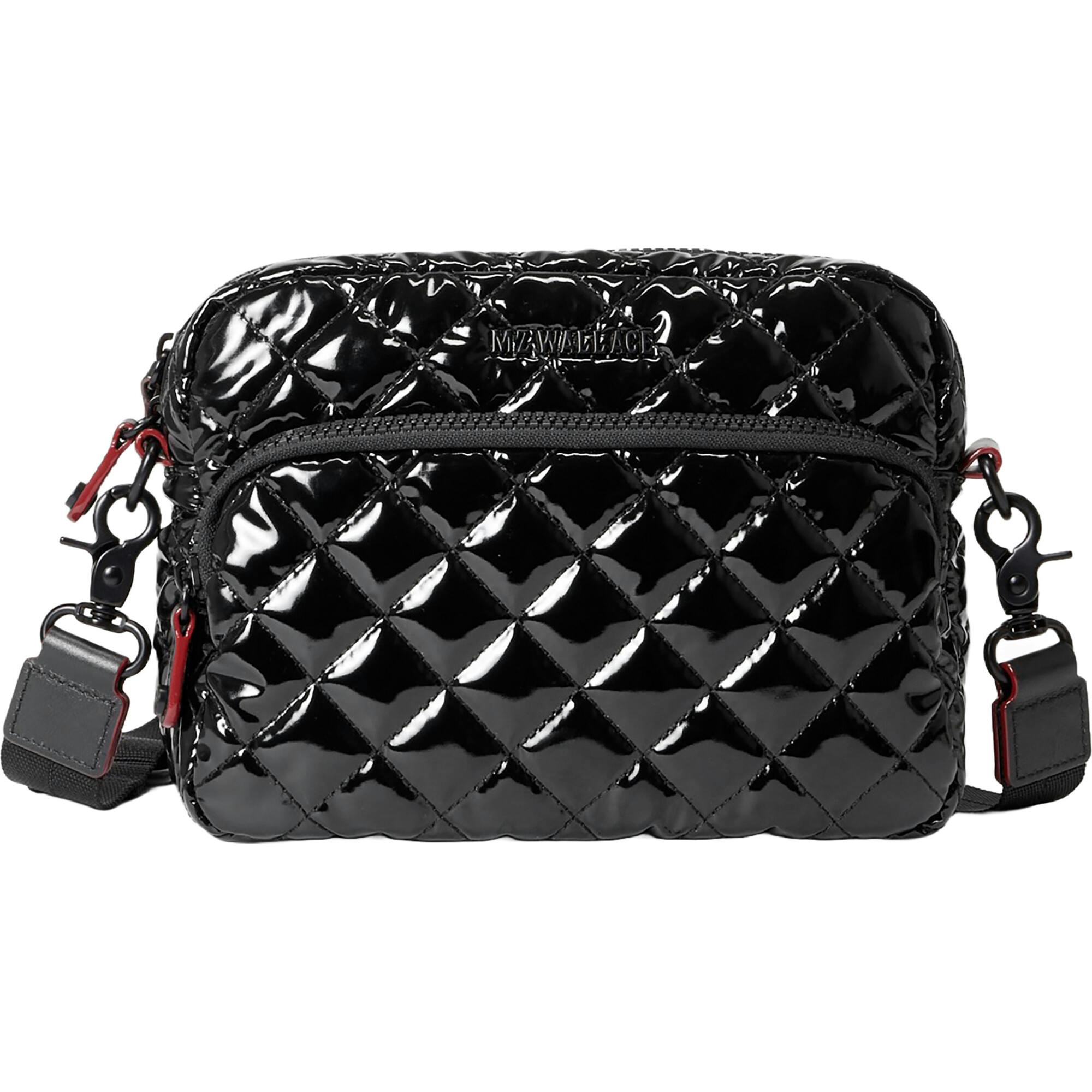Black Lacquer Small Metro Camera Bag