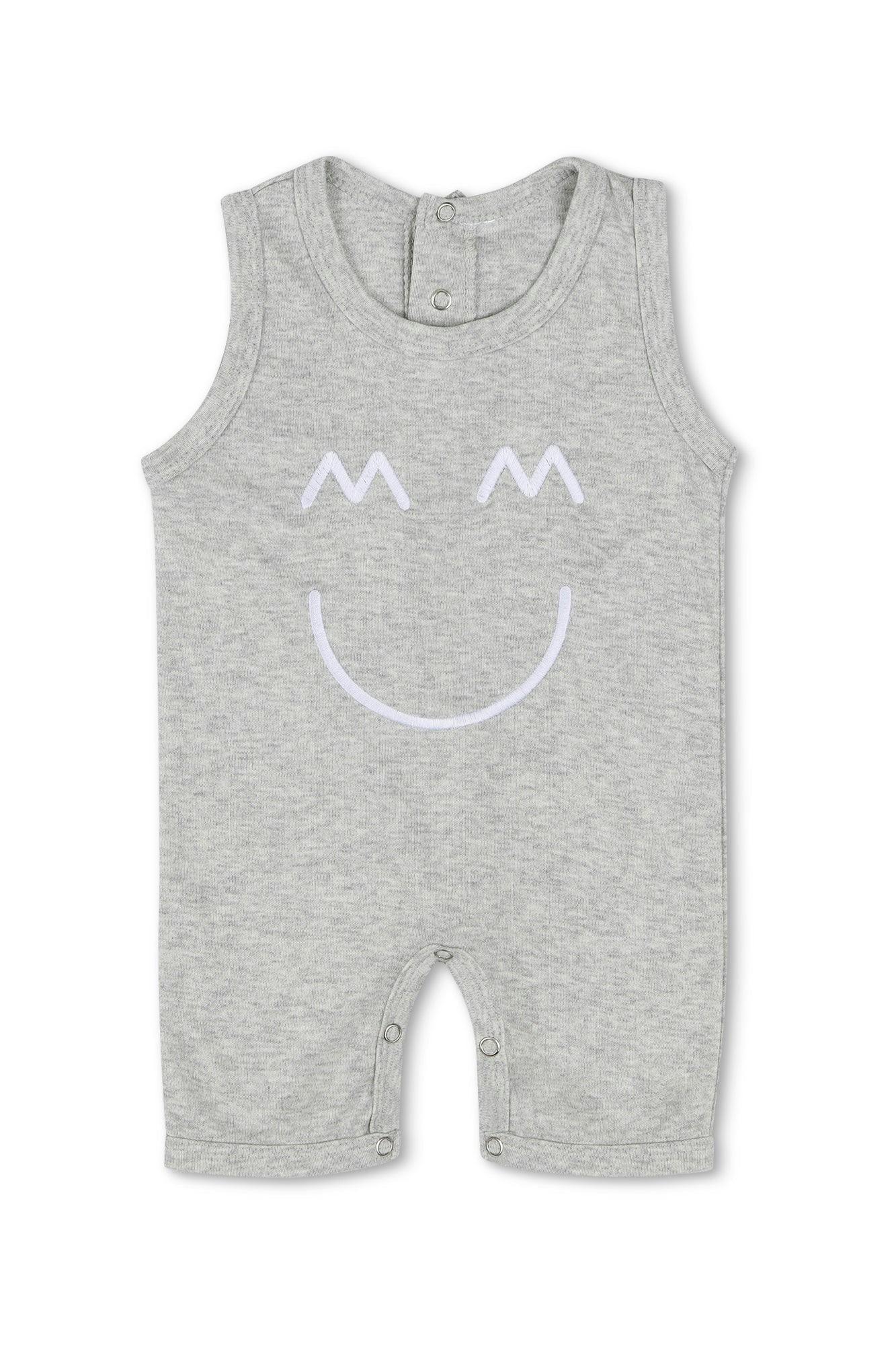 Sleeveless Romper and Hat Set