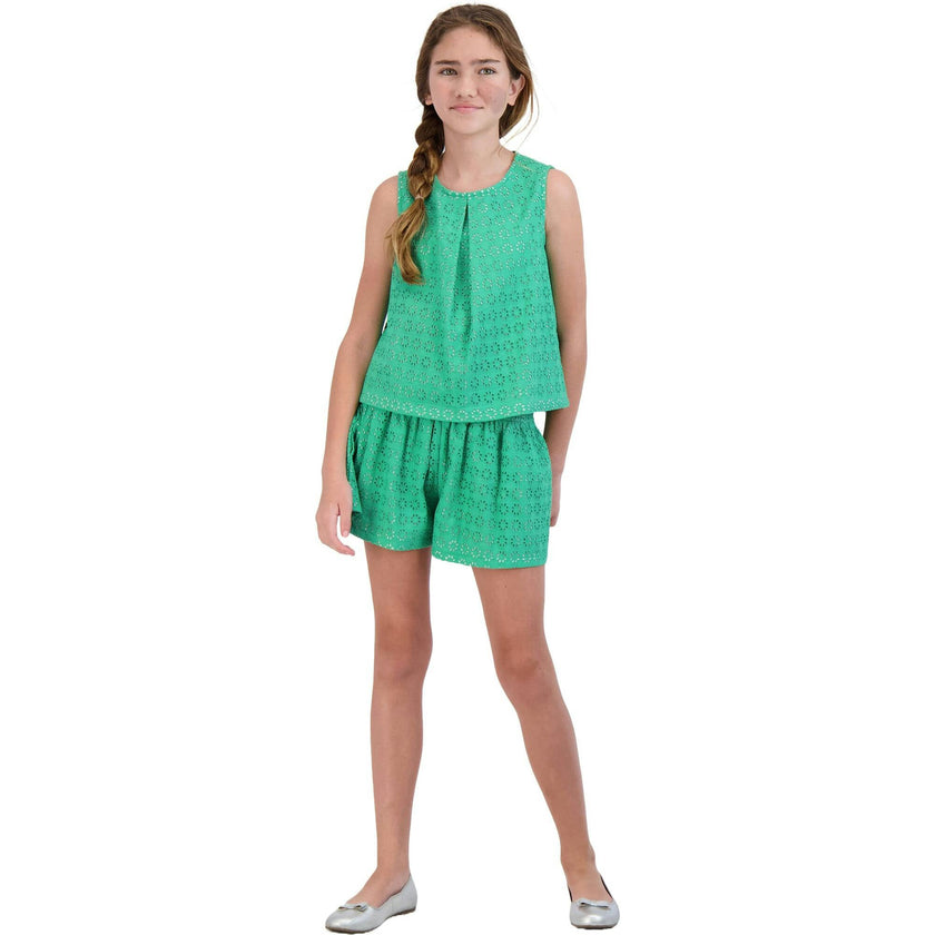 Frida Top And Short Set, Green