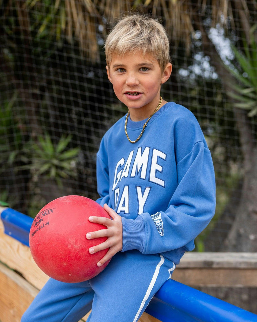 Ryder Game Sweatshirt - Bright Cobalt French Terry