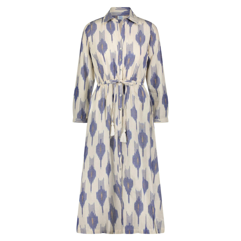 Anais Women's Shirtdress La Creme Ikat, natural