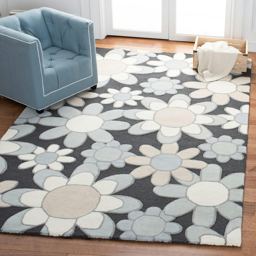 Kids Adriana Rug, Grey