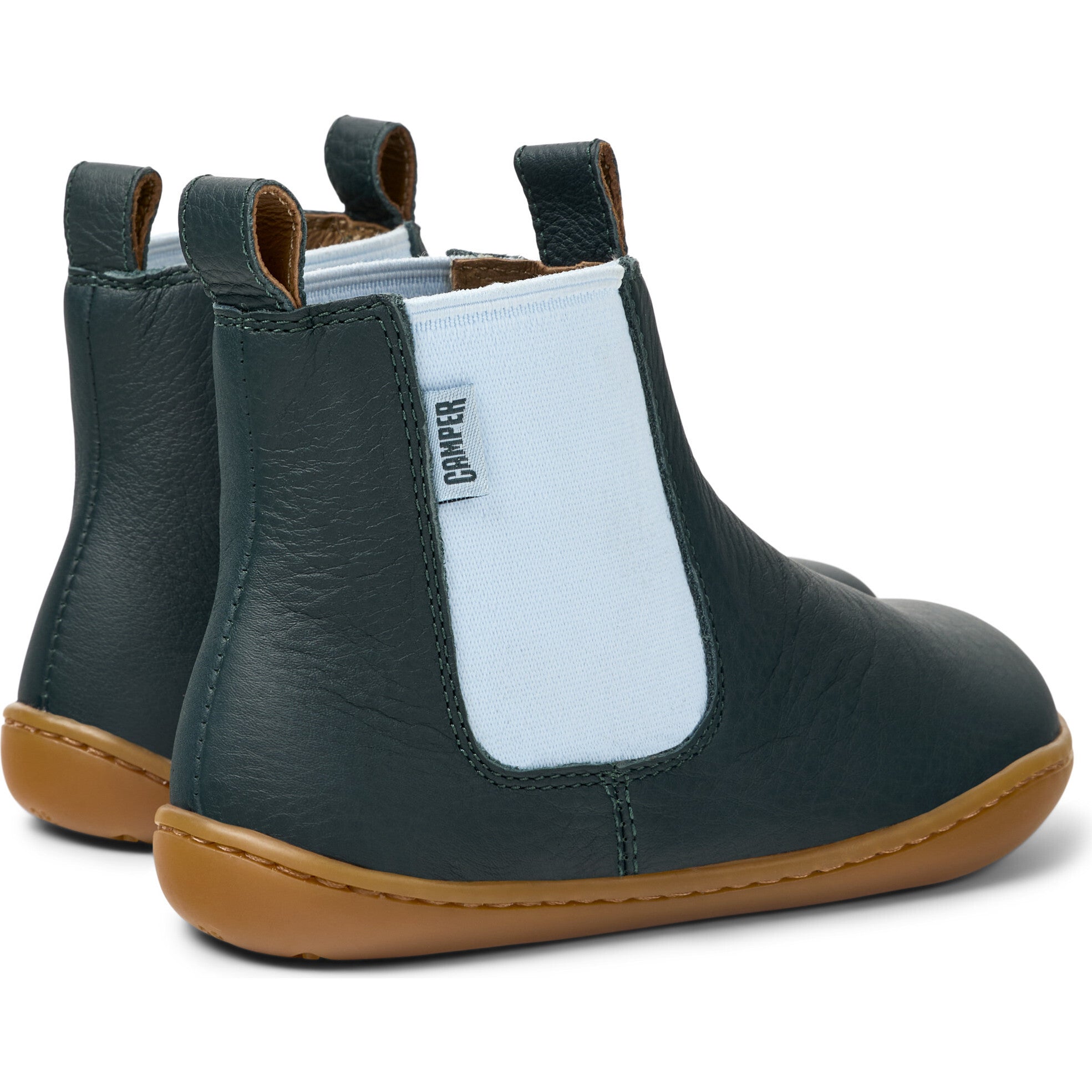 Kids Peu Leather Boots, Green