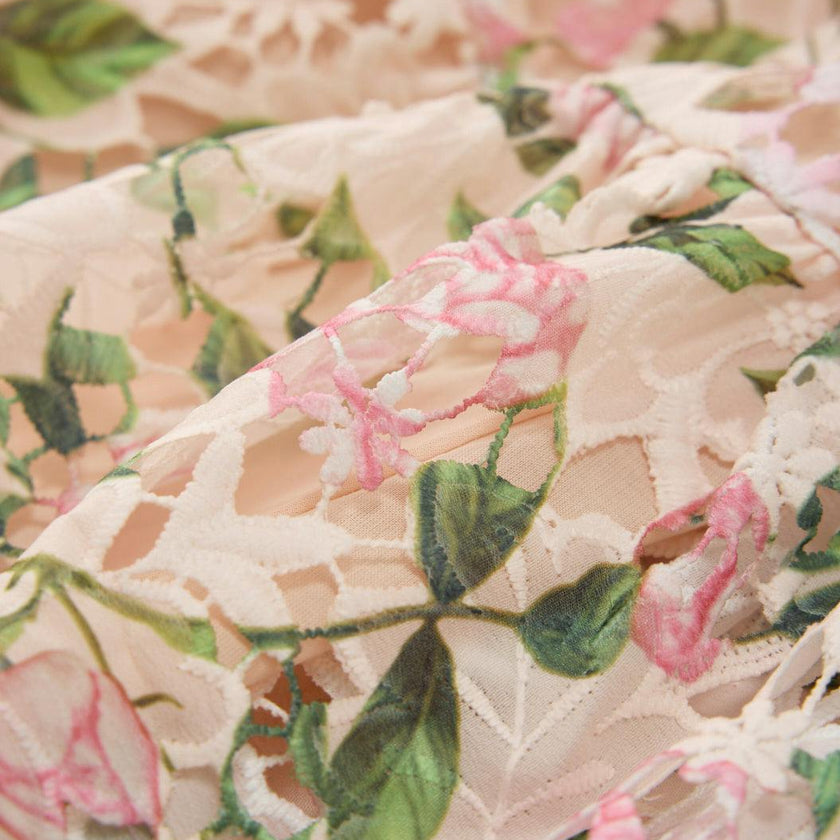 Leonora Embroidered Mini Dress