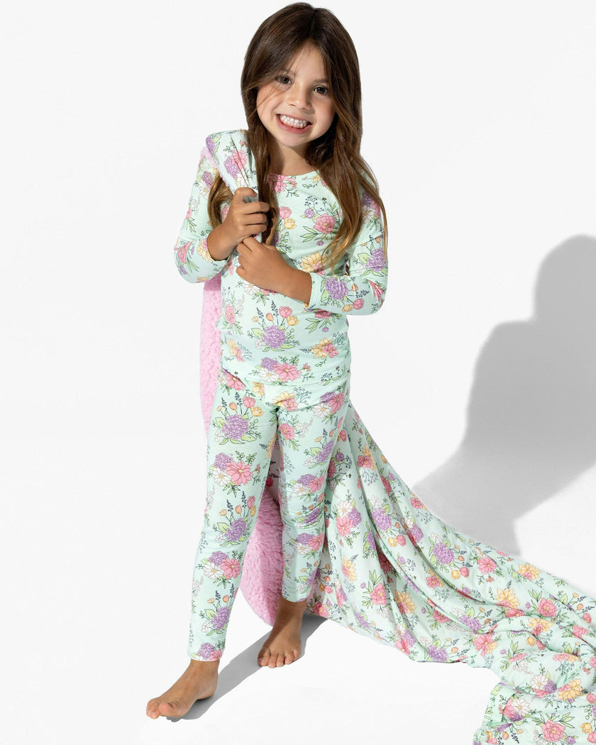 Petals & Posies Bamboo Kids Pajamas