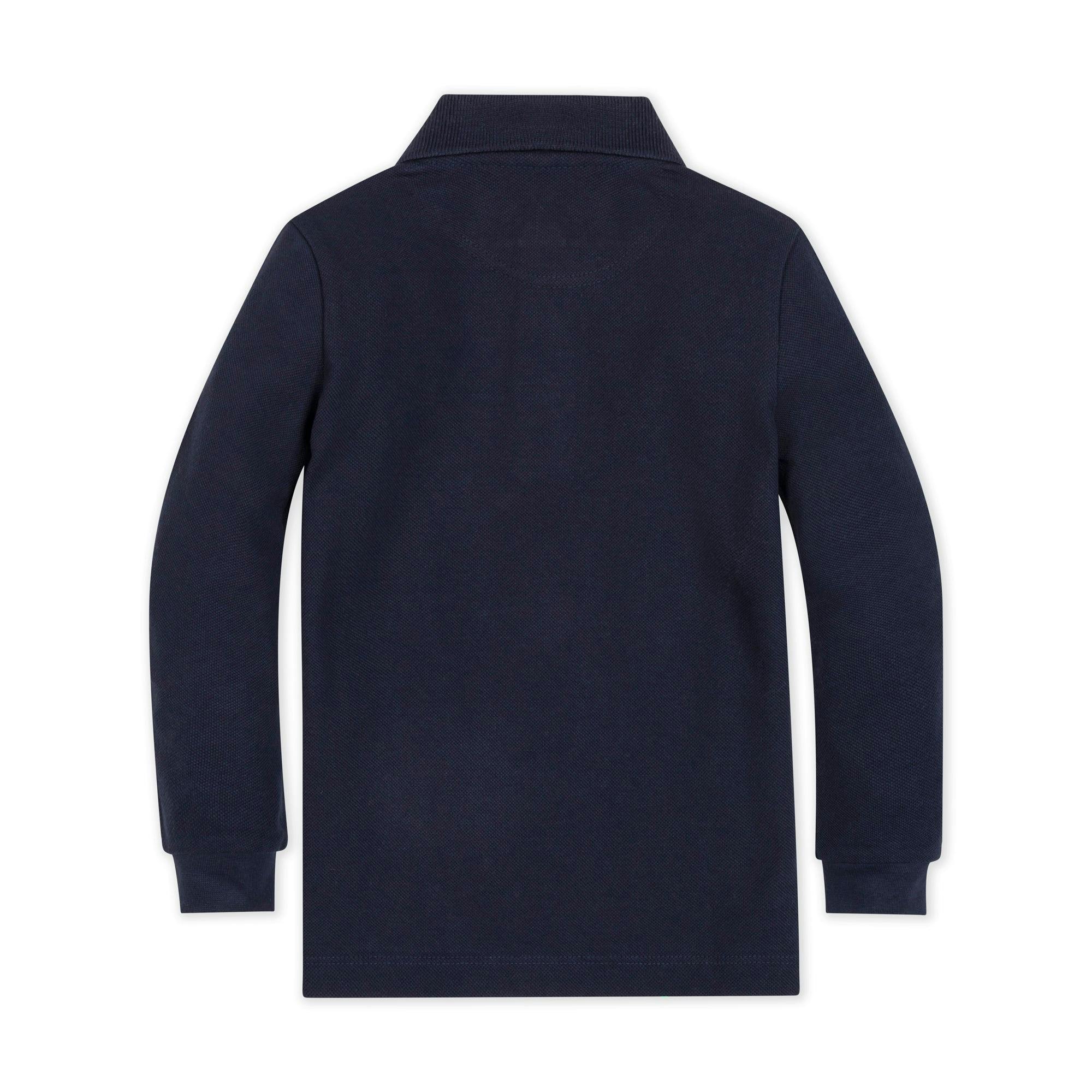 Organic Long Sleeve Pique Polo