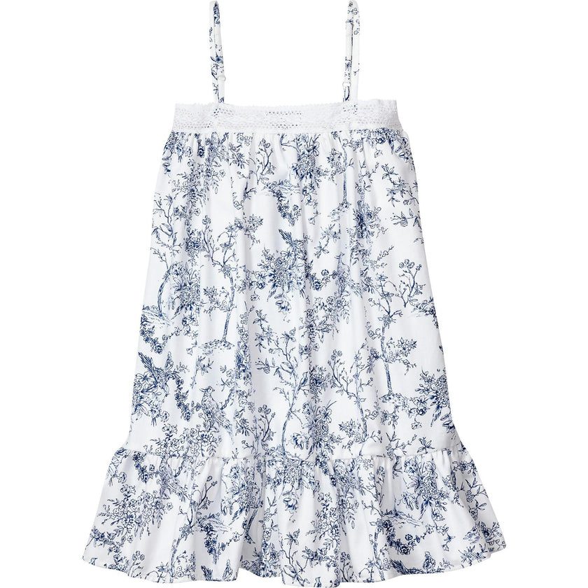Girl's Twill Lily Nightgown in Timeless Toile