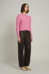 AMARA SWEATER | TAFFY PINK