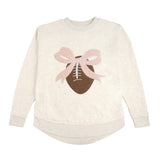 Coquette Football Patch Women's Sweatshirt