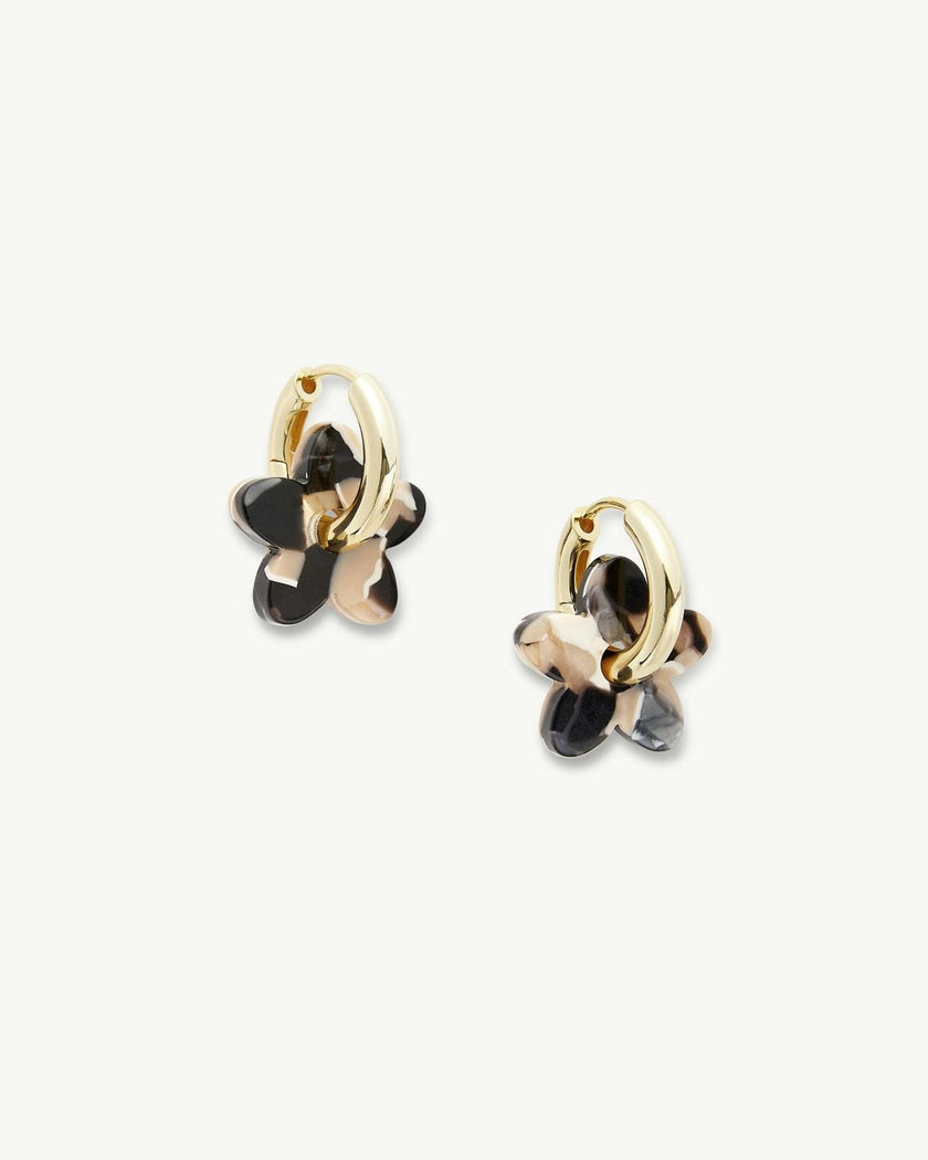 Petite Flower Charms in Abalone