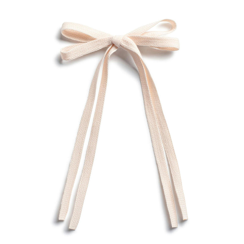 Halo Luxe Hopscotch Twill Long Tail Clip - Pale Pink