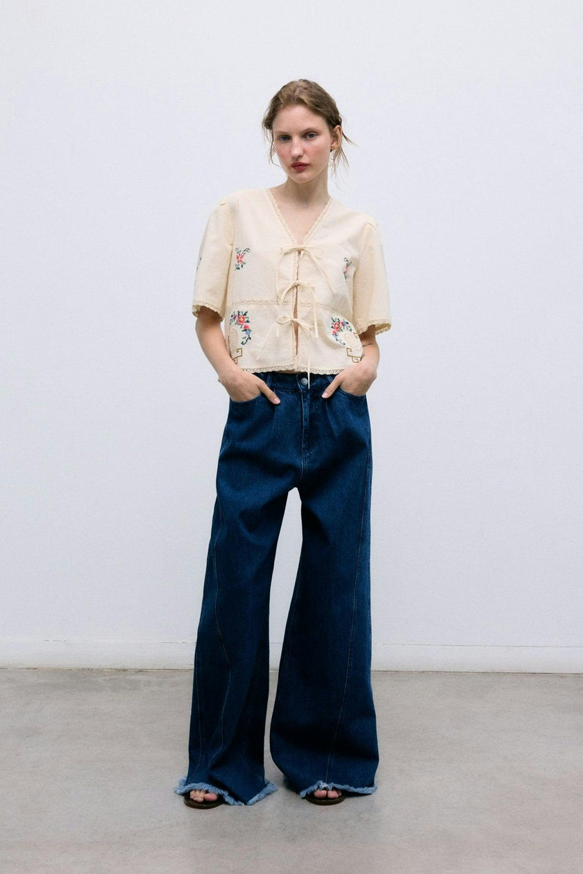 Narcise Woman Blouse Ecru