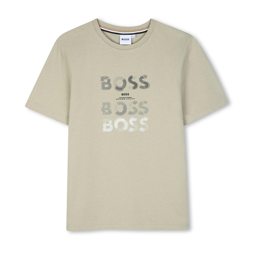 Grey Multi-Logo T-Shirt