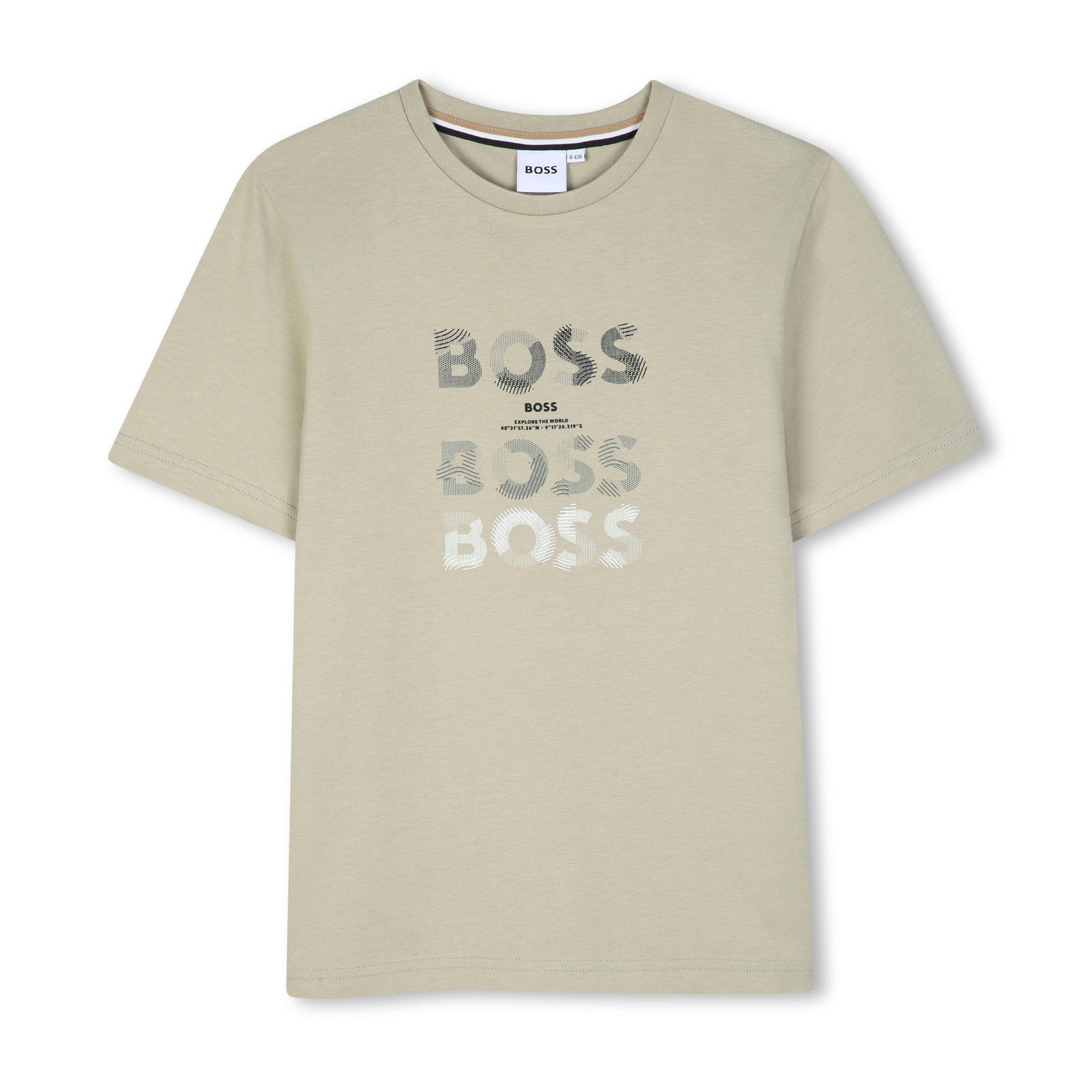 Grey Multi-Logo T-Shirt