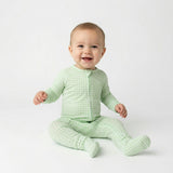 Pistachio Gingham Bamboo Sleeper