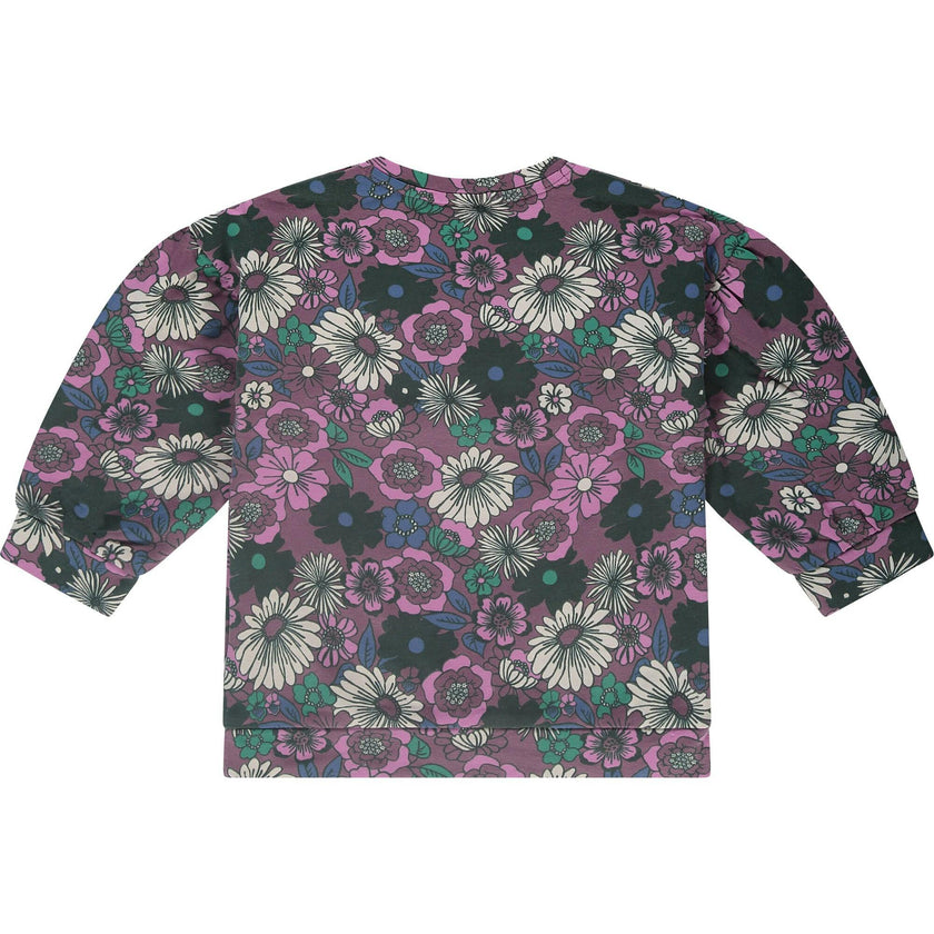Floral Print Sweatshirt