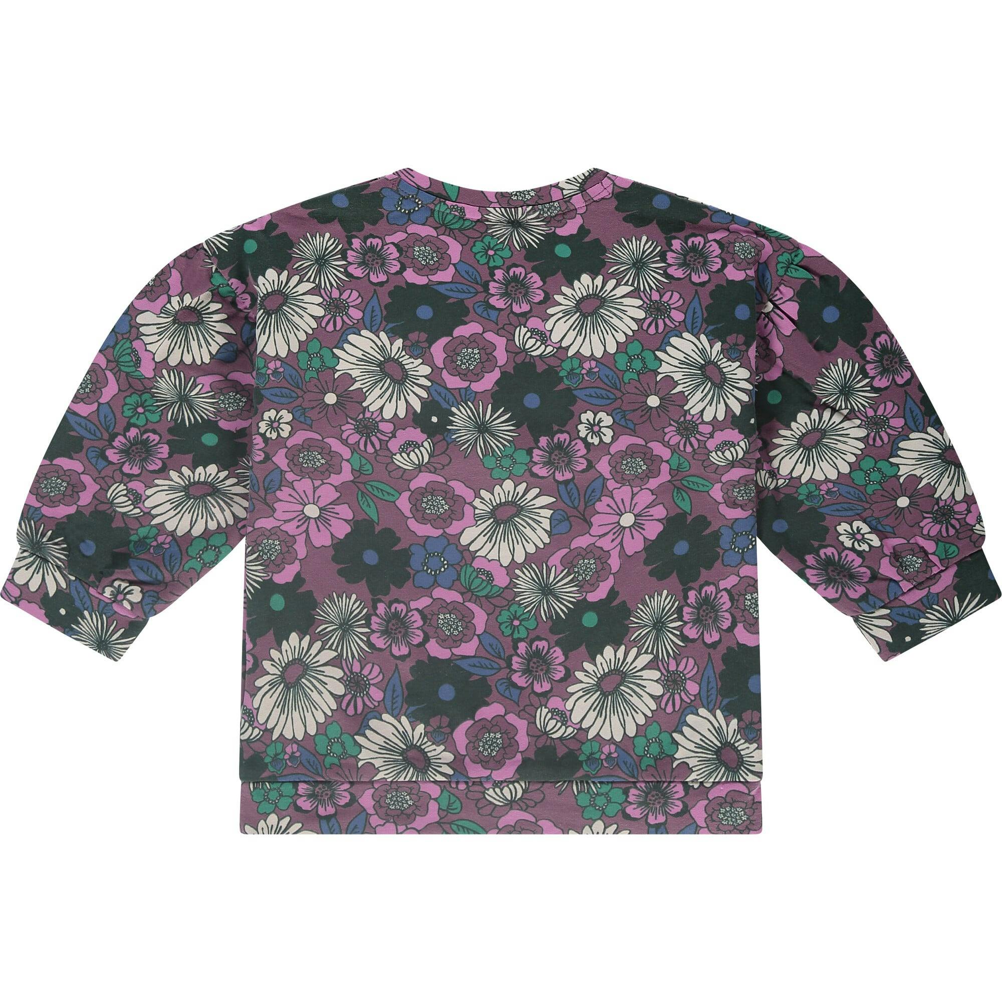 Floral Print Sweatshirt